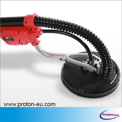 Zložljiv brusilnik za stene 750 W - ŽIRAFA 2 - Proton d.o.o. - zirafa - zložljiva - teleskopska - teleskop - stenski brusilnik -flex- fleks - stroj za brušenje sten stropov - brusilka z dolgim vratom - brusilnik - dolg vrat - stena - zid - strop mavcne plošce - gips - mavcna plošca