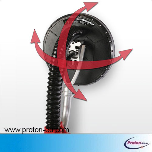 Zložljiv brusilnik za stene 750 W - ŽIRAFA 4 - Proton d.o.o. - zirafa - zložljiva - teleskopska - teleskop - stenski brusilnik -flex- fleks - stroj za brušenje sten stropov - brusilka z dolgim vratom - brusilnik - dolg vrat - stena - zid - strop mavcne plošce - gips - mavcna plošca