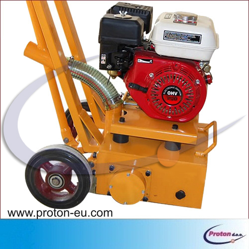 Freza za beton in asfalt 4400 W 4 - Proton d.o.o. - brusilnik za beton - betonski brusilnik - flex - fleks - stroj za brušenje sten stropov - brusilka - brusilnik - beton - asfalt - estrih - plata - cement - popravljanje - podiranje - frezanje - stena - zid - strop - gips - mavcna plošca