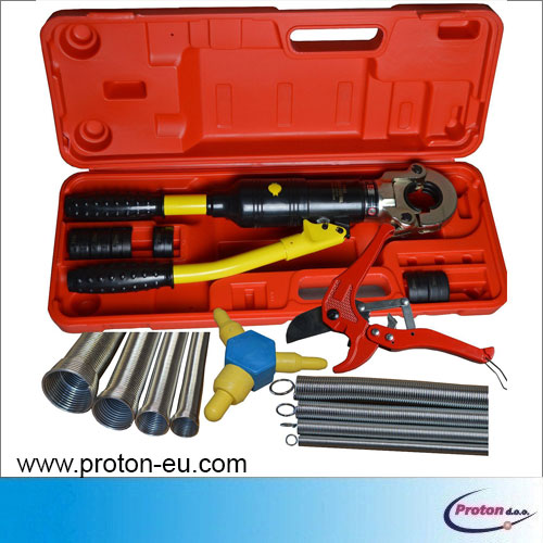 Hidravlične prijemalne klešče za kompozitne cevi s pripomočki 1 - Proton d.o.o.