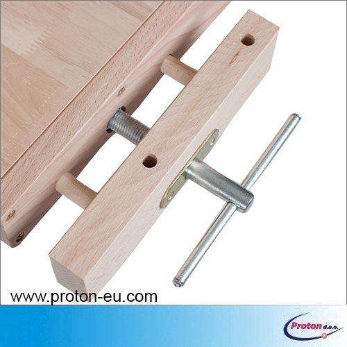 Mizarska delovna miza 1170 x 475 x 830 mm 3 - Proton d.o.o. - ponk - pank - delovni pult - hoblpank - hoblponk - hobl ponk - mizarski pank - tišlarska miza - skobelnik - virštat - virštak - berštat - stolarska klupa