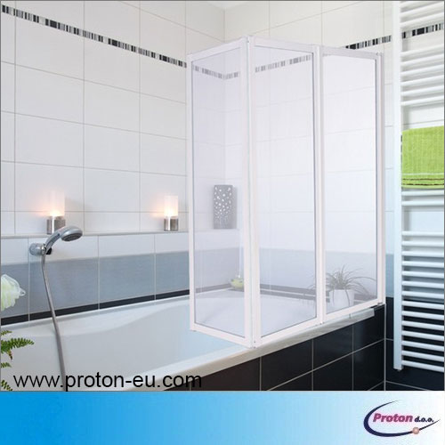 Paravan za kopalniško kad s tridelnim krilnim zaslonom 4 - Proton d.o.o.