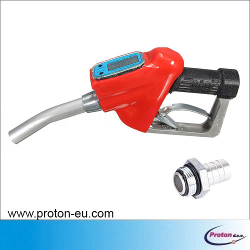 Pipa za točenje goriv 60 L/min z digitalnim števcem pretoka goriva 1 - Proton d.o.o.