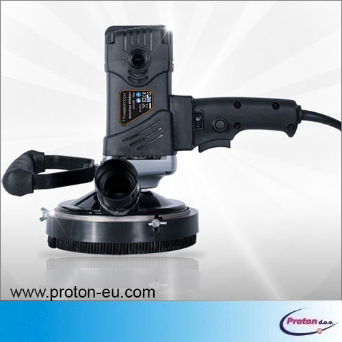 Rocna freza za beton 1500 W 6 Proton d.o.o. - brusilnik za beton - betonski brusilnik - flex - fleks - stroj za brušenje sten stropov - brusilka - brusilnik - beton - asfalt - estrih - plata - cement - popravljanje - podiranje - frezanje - stena - zid - strop - gips - mavcna plošca