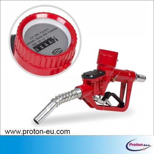 Samodejna pipa za točenje goriv 60 L/min z analognim števcem 1 - Proton d.o.o.